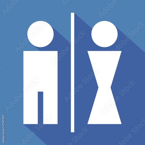 Logo toilettes.