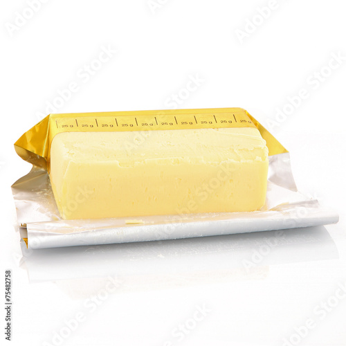 Plaquette de beurre photo