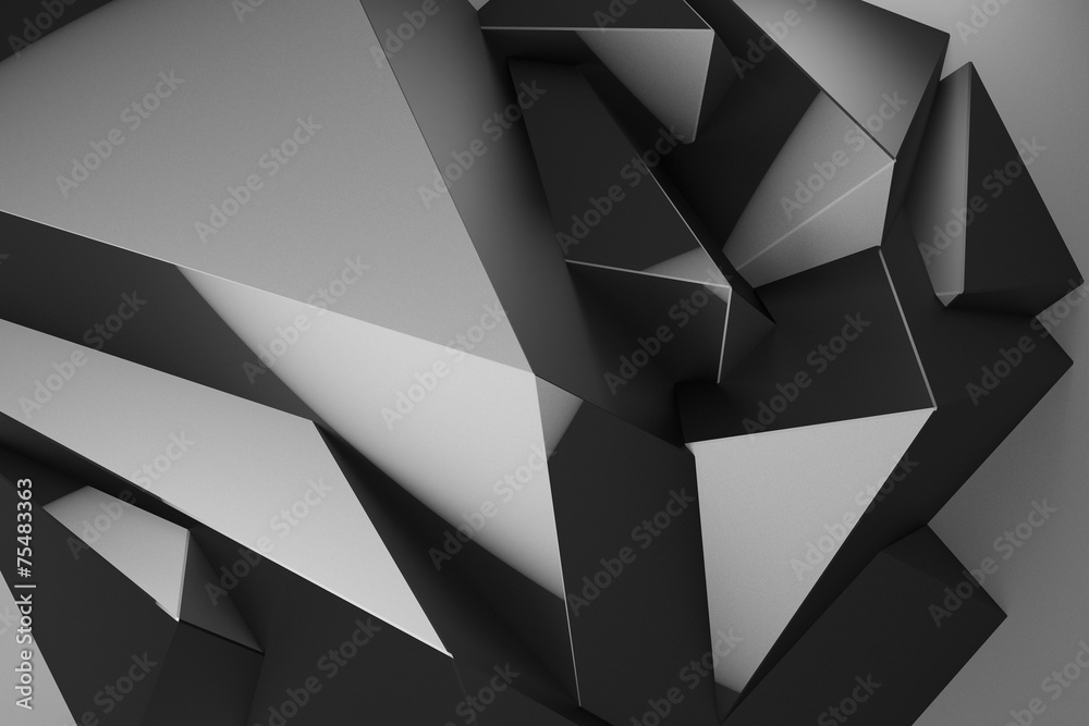 set of triangles abstract set of triangles abstract