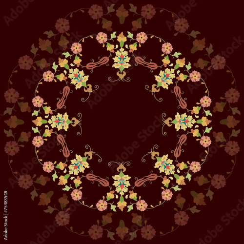 artistic ottoman pattern series twenty three