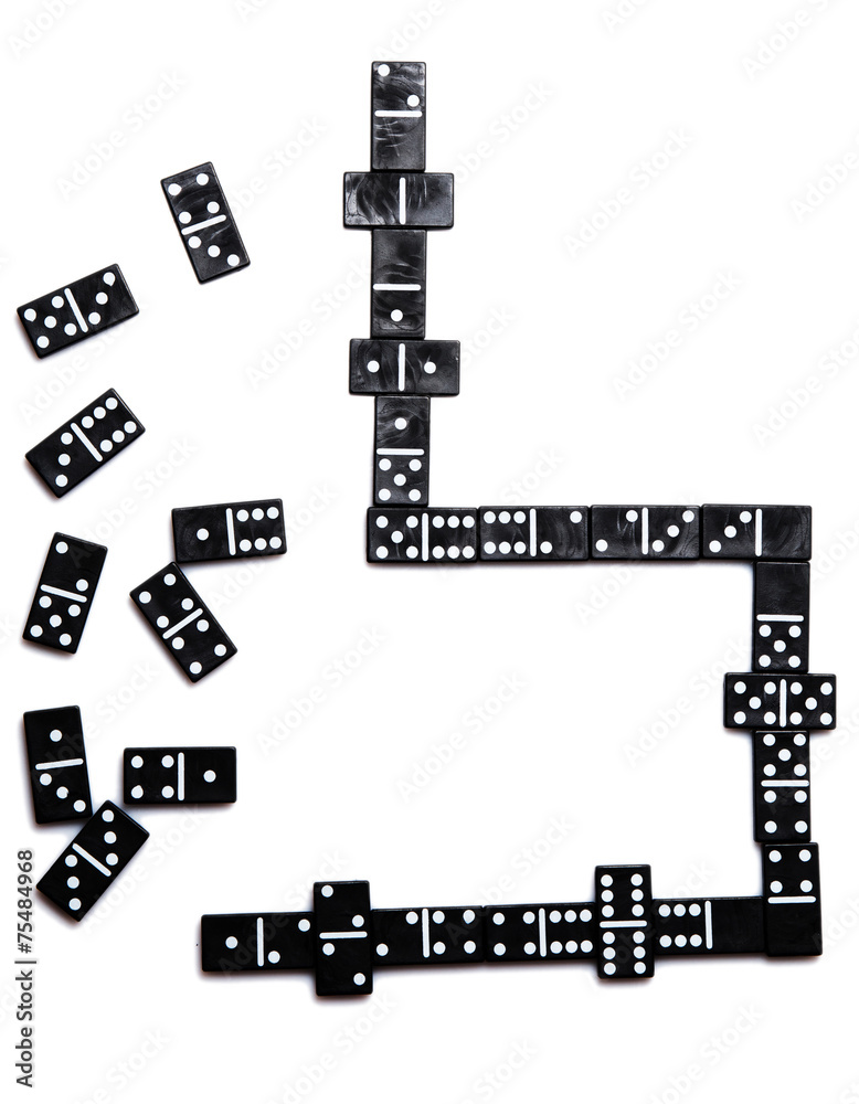 Pieces of domino