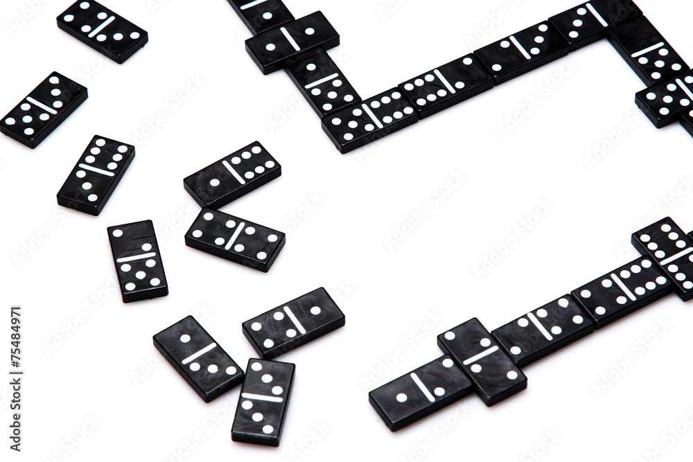 Pieces of domino