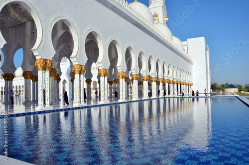 Sheikh Zayed Mosque in Abu Dhabi, UAE