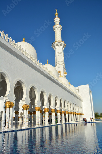 Sheikh Zayed Mosque in Abu Dhabi, UAE
