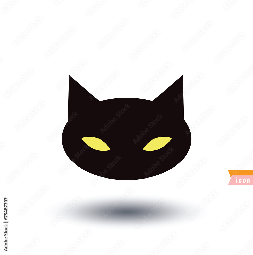 cat icon, vector illustration cat icon, vector illustration
