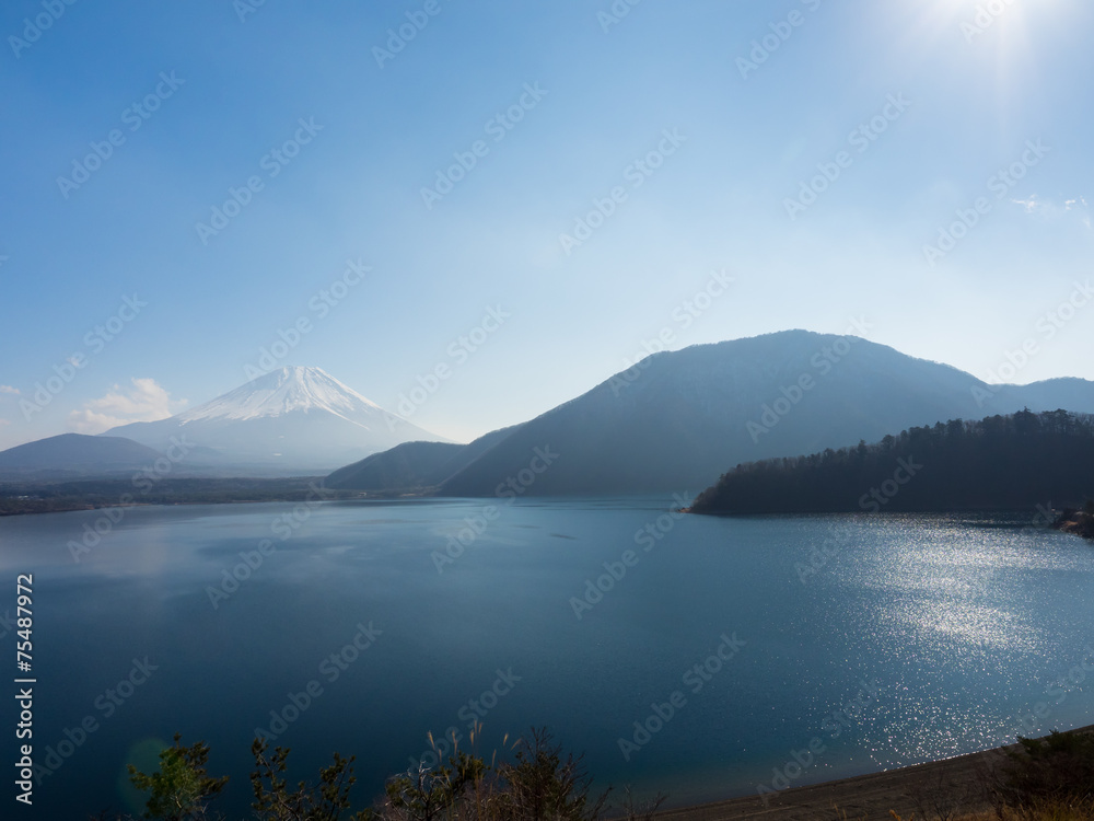 富士五湖の本栖湖