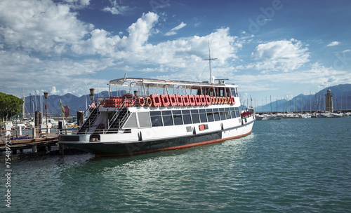 Ferry transport on Garda Lake