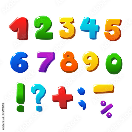 Colorful  numbers set