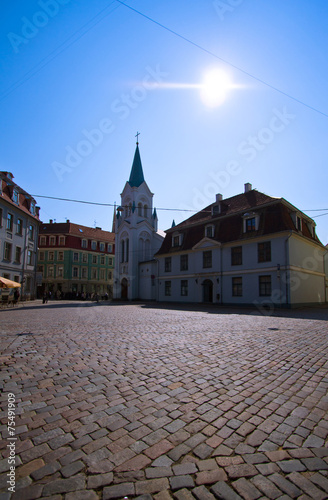 Little square in Riga 