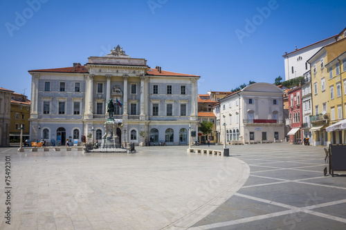 Old Town in Piran  Slovenia