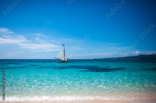 Boat in the sea