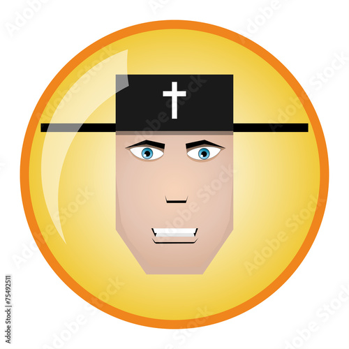 Pastor icon. Vector illustration