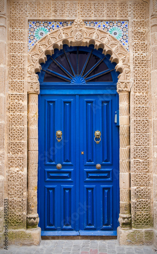 Photography Blue door in Essaouira, Morocco