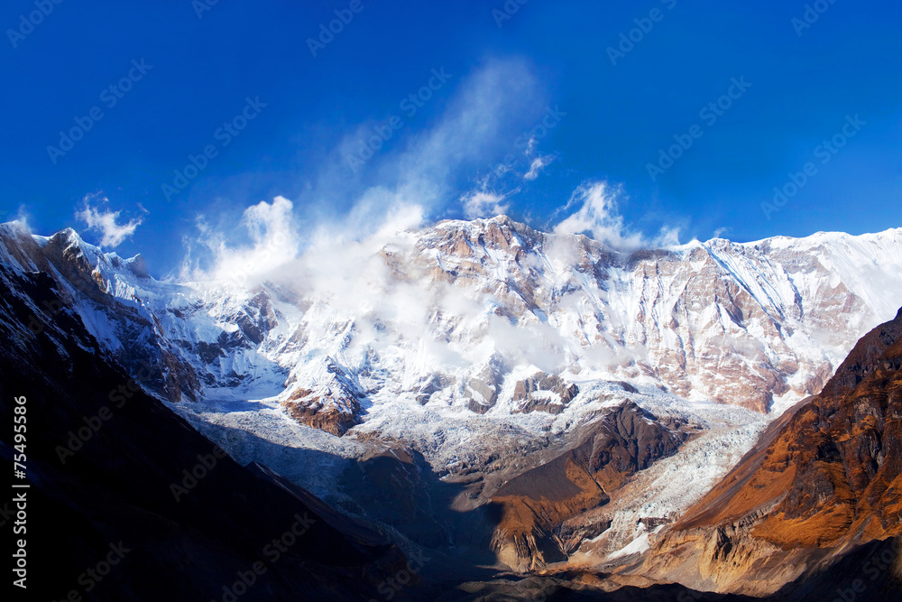 South face of Annapurna mount, Nepal