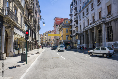 Fototapeta Naklejka Na Ścianę i Meble -  Beautiful architecture, and buildings of Trieste, Italy