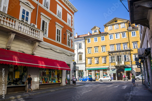 Beautiful architecture, and buildings of Trieste, Italy
