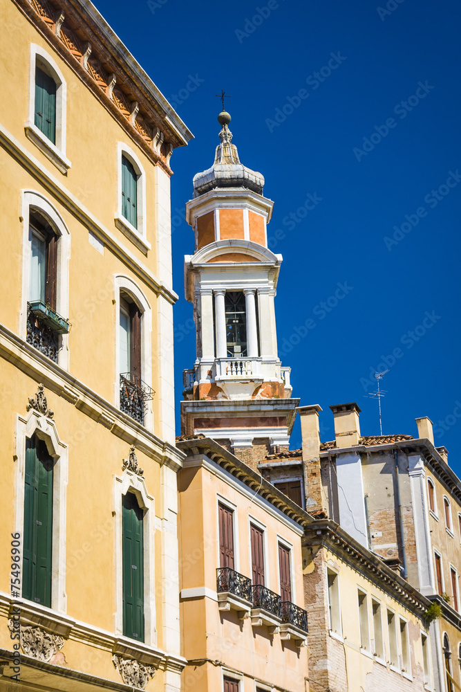 street in historic Venice, Italy -close-up