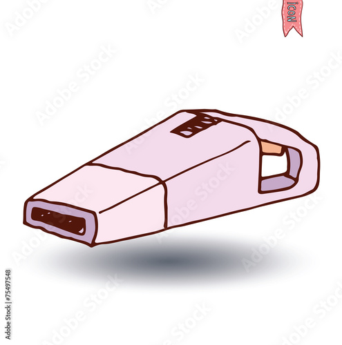 vacuum cleaner icons set, vector illustration