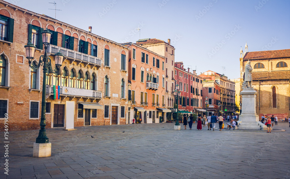 street in historic Venice, Italy 