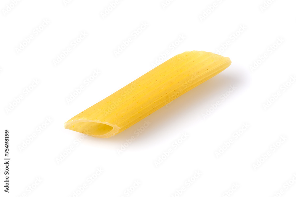 penne isolated on white background penne isolated on white background