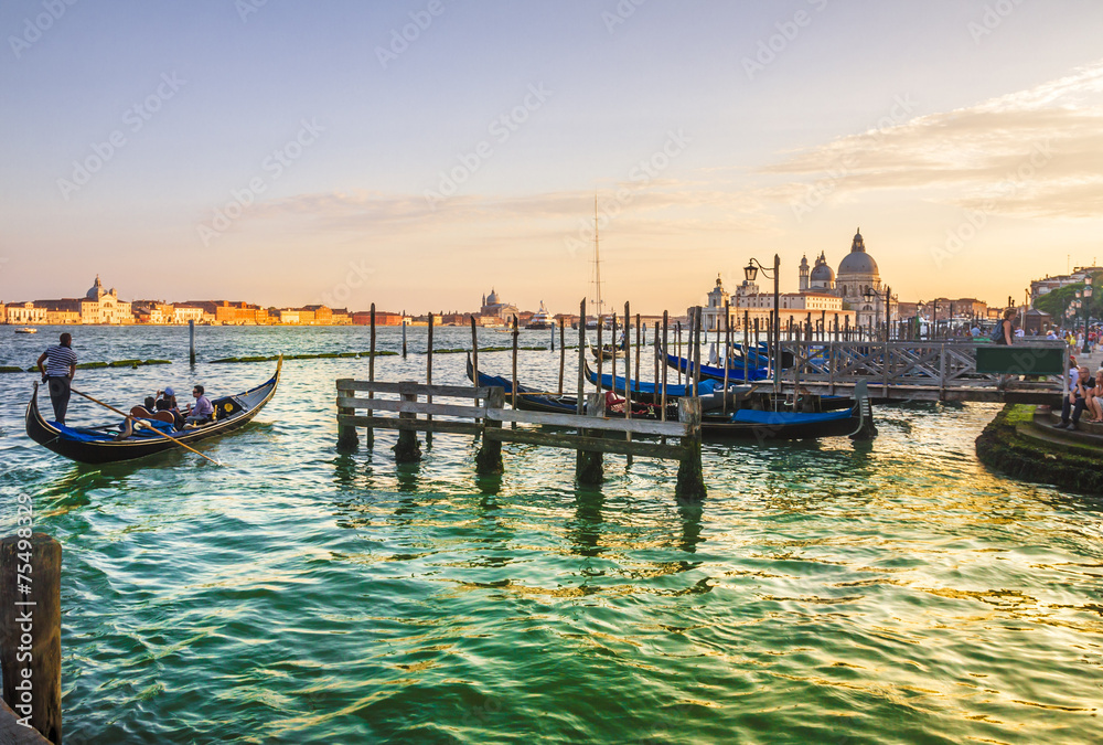 Naklejka premium Venice before the sunset, Italy