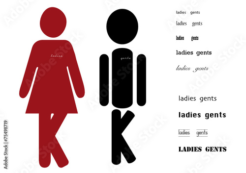 LADIES AND GENTS, UOMINI E DONNE, WC, SERVIZI, TOILET