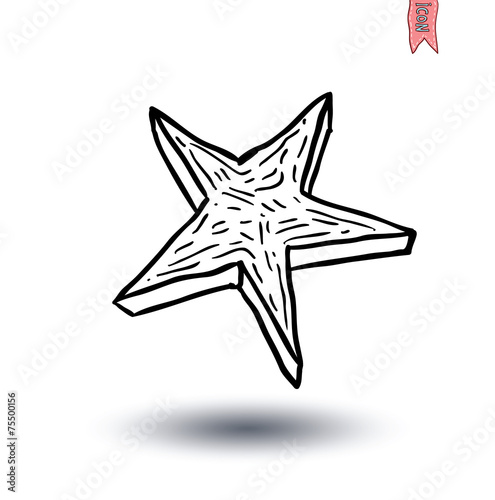 stars icon Isolated. Vector illustration.