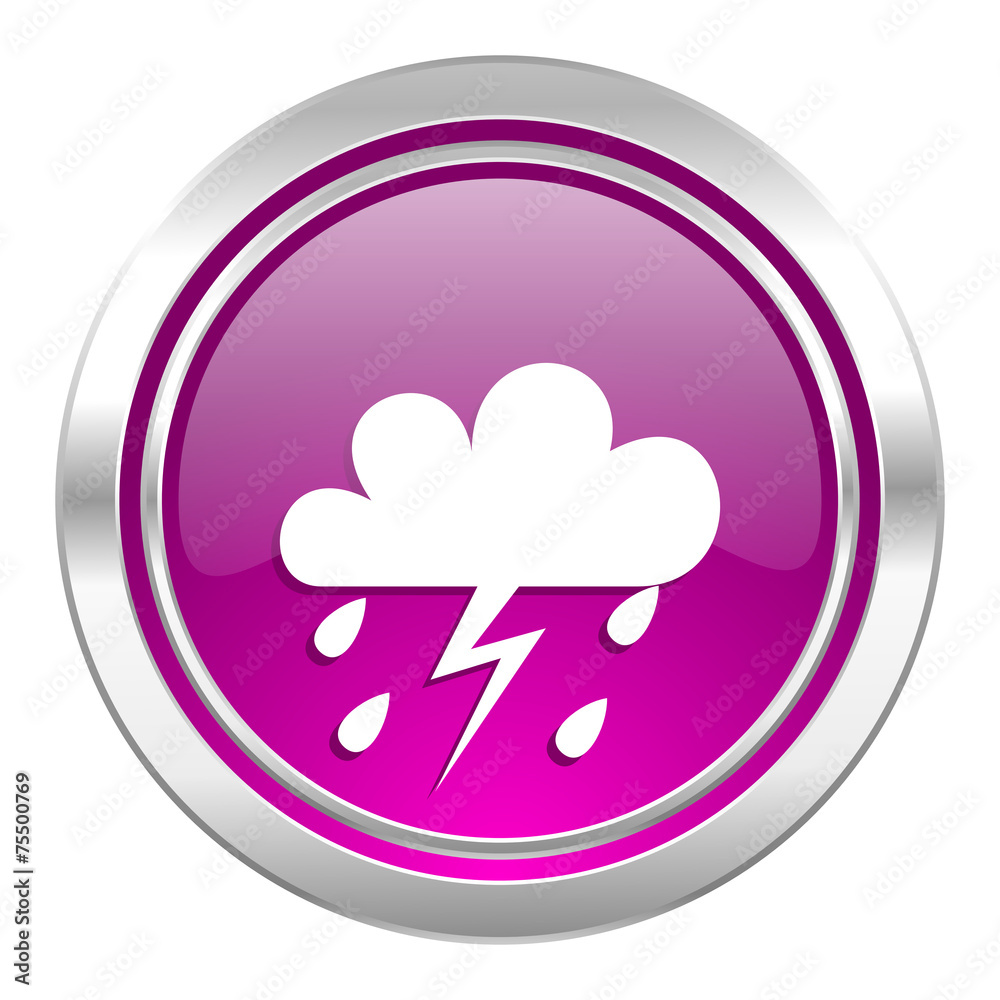 storm violet icon waether forecast sign storm violet icon waether forecast sign