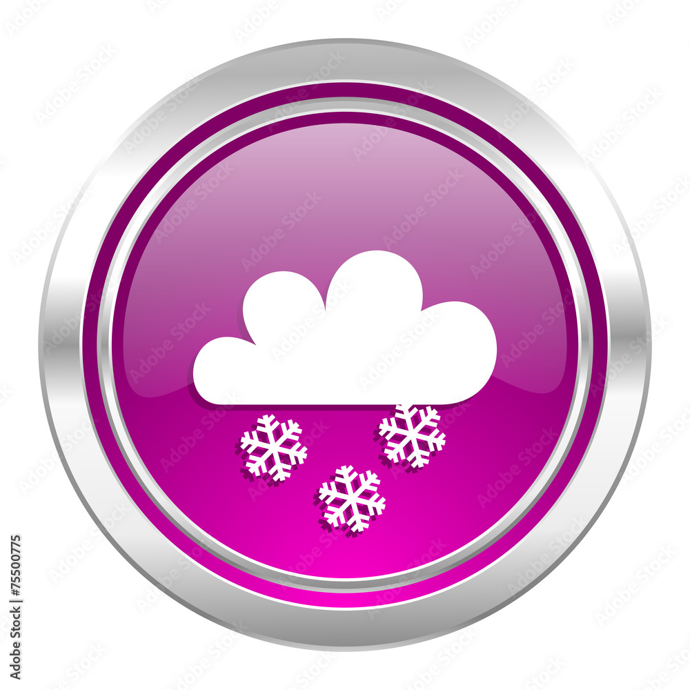 snowing violet icon waether forecast sign snowing violet icon waether forecast sign