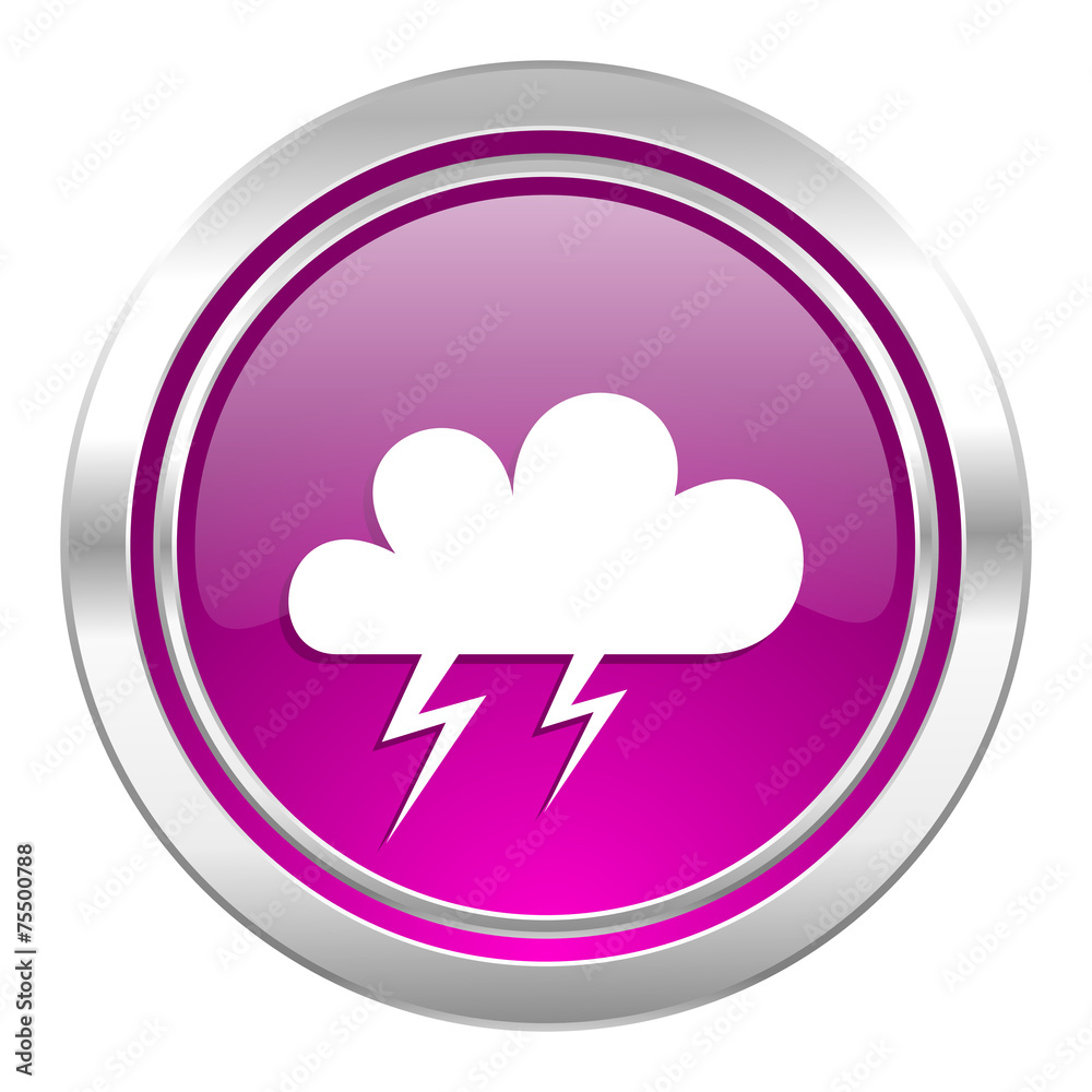 storm violet icon waether forecast sign storm violet icon waether forecast sign