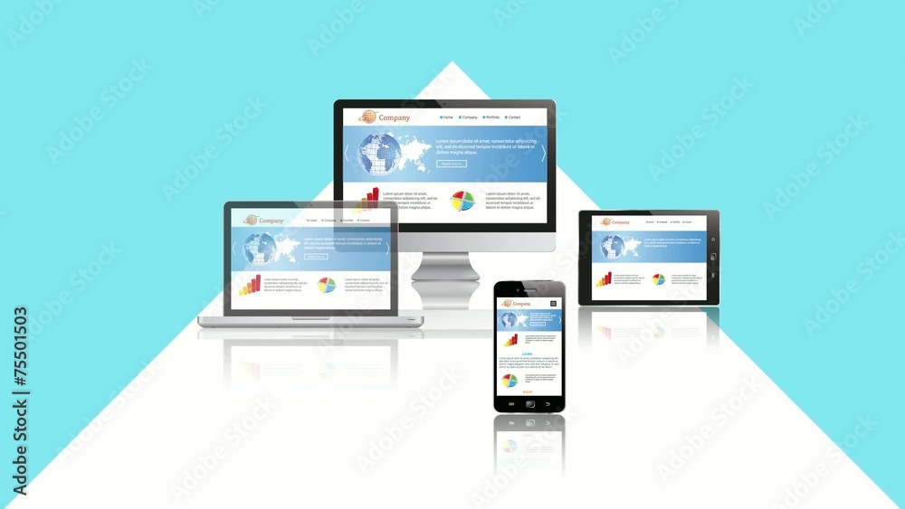 Responsive Design Video Concept Responsive Design Video Concept
