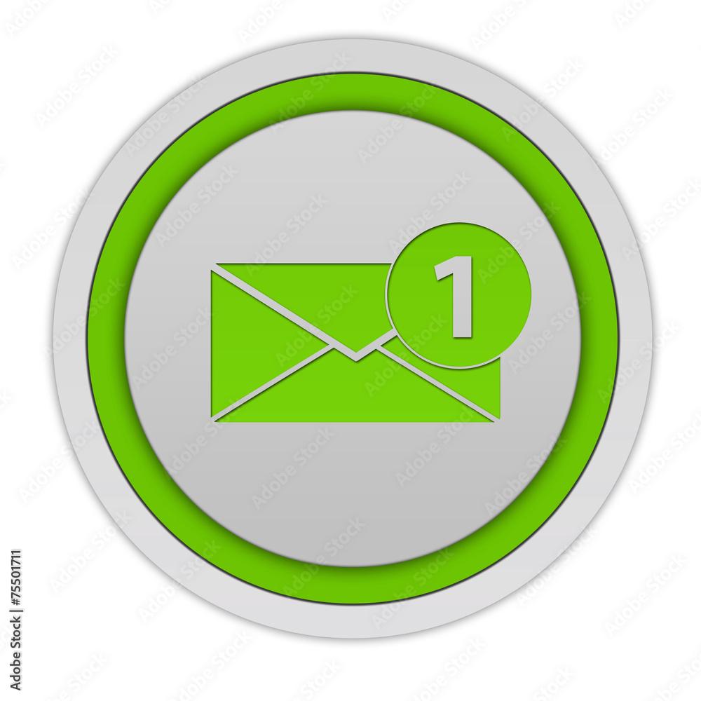 new message circular icon on white background new message circular icon on white background