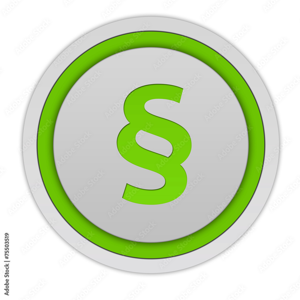 Law circular icon on white background Law circular icon on white background