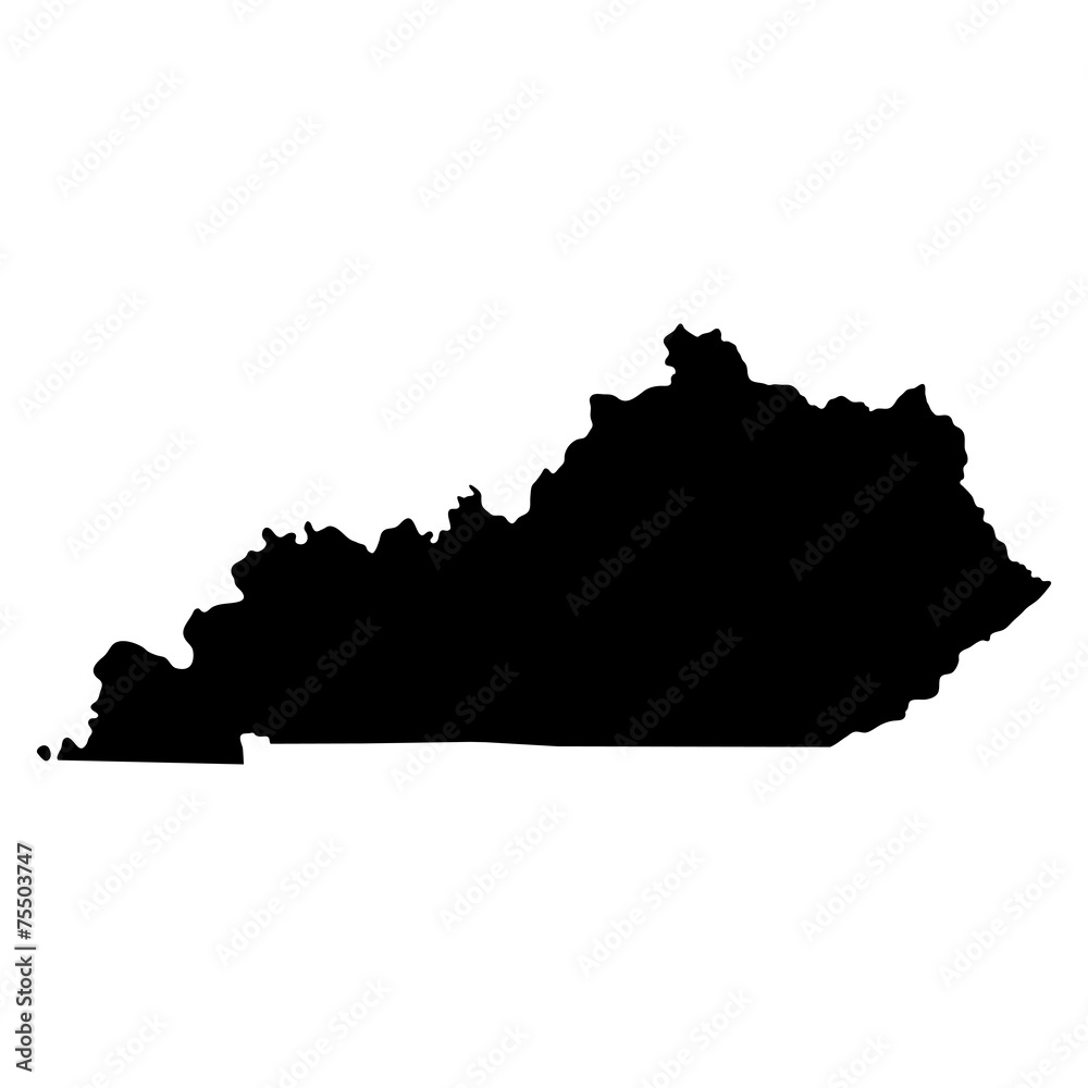 map of the U.S. state of Kentucky map of the U.S. state of Kentucky
