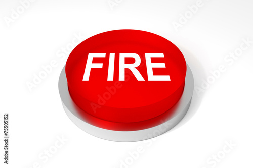 red round button fire