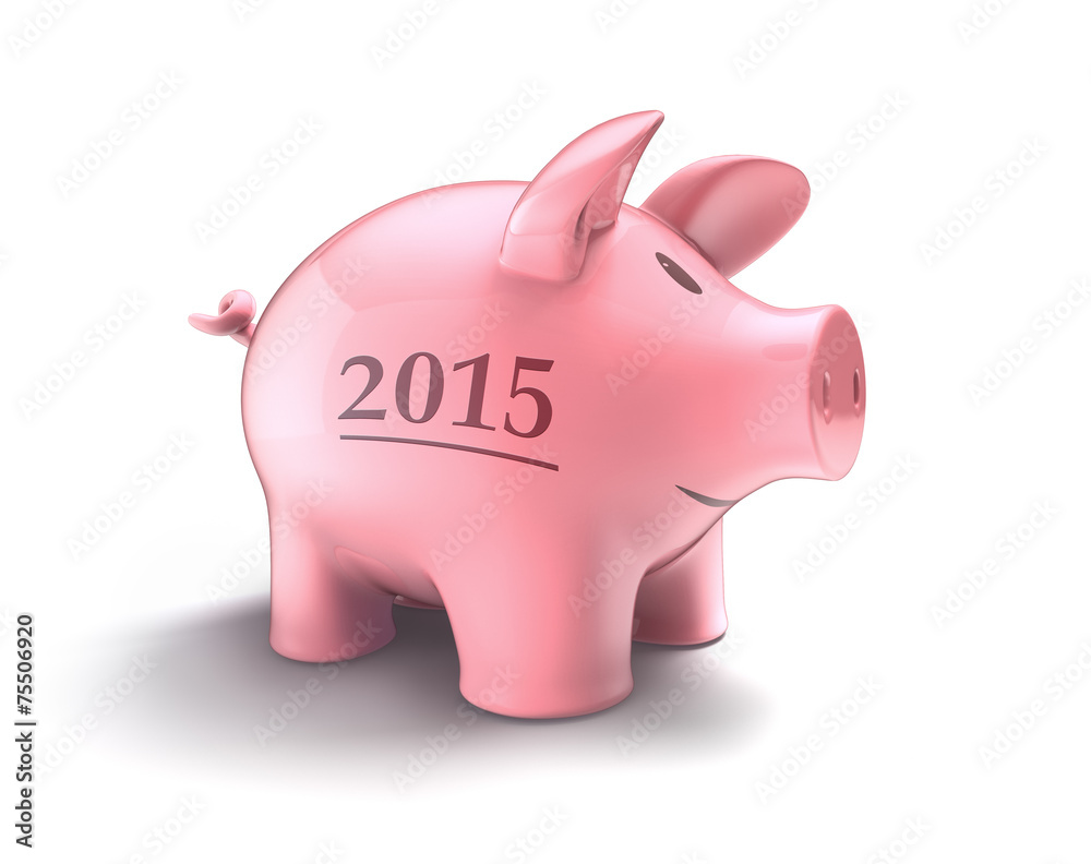 Obraz premium Sparschwein 2015