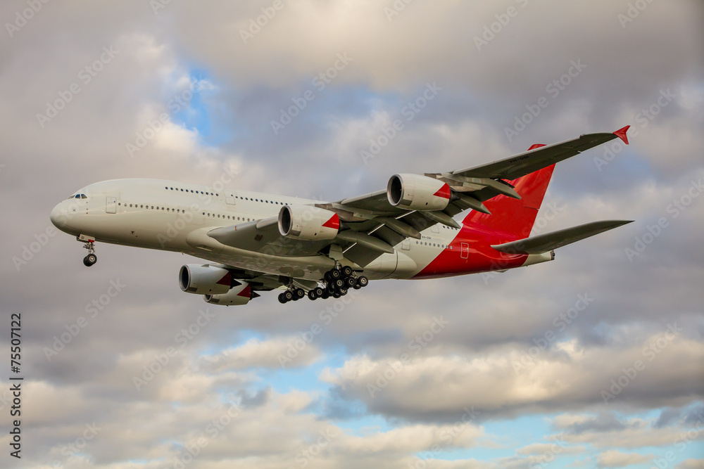Fototapeta premium Airplane taking off 