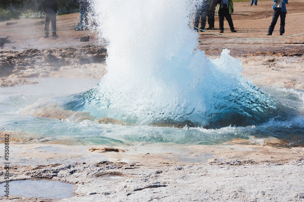 Icelandic geyser Strokkur