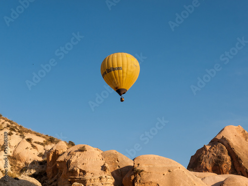 Tourist attraction of Cappadocia , the flight with the balloon