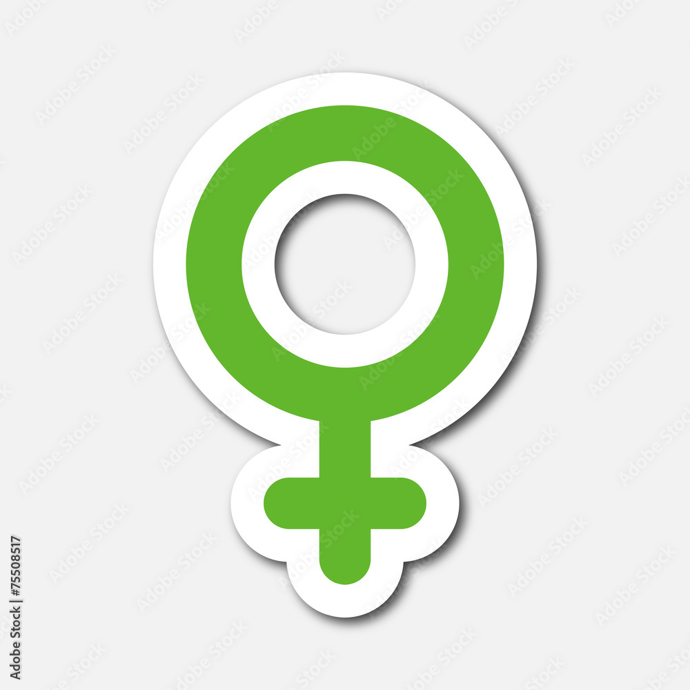 Logo féminin. Logo féminin.