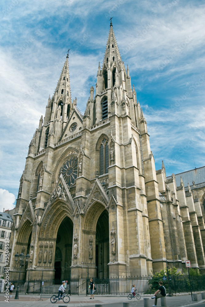 Paris - Saint Clotilde gothic church