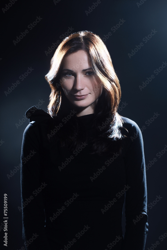 Fashion model attractive woman portrait Fashion model attractive woman portrait