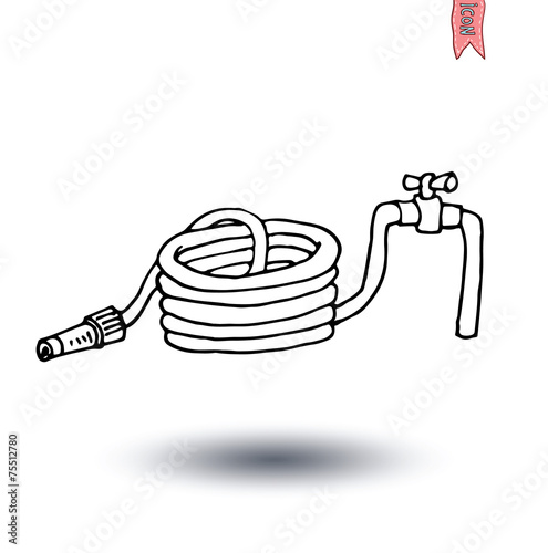 roll of water hose