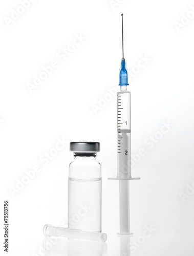 Vials and Syringe