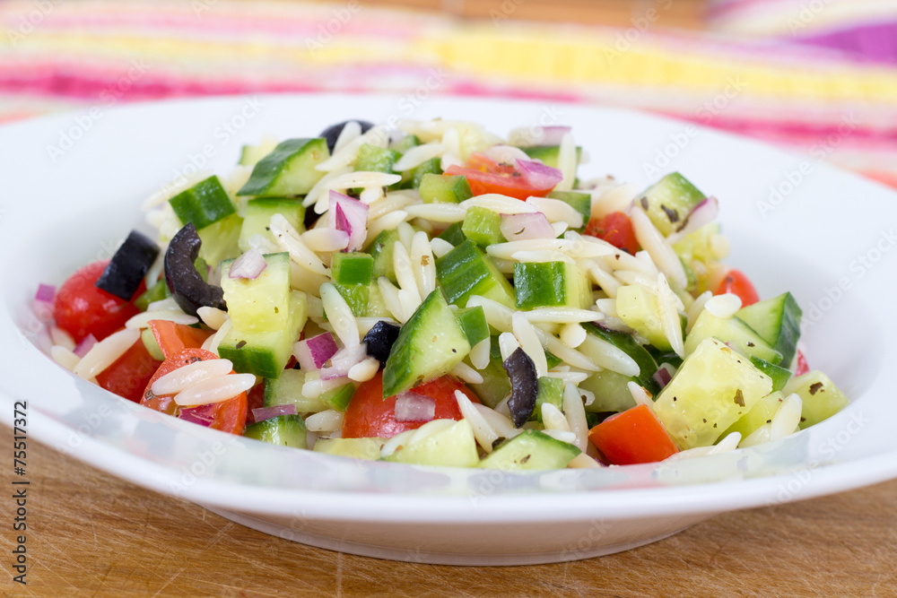 Mediterranean greek orzo pasta salad Mediterranean greek orzo pasta salad