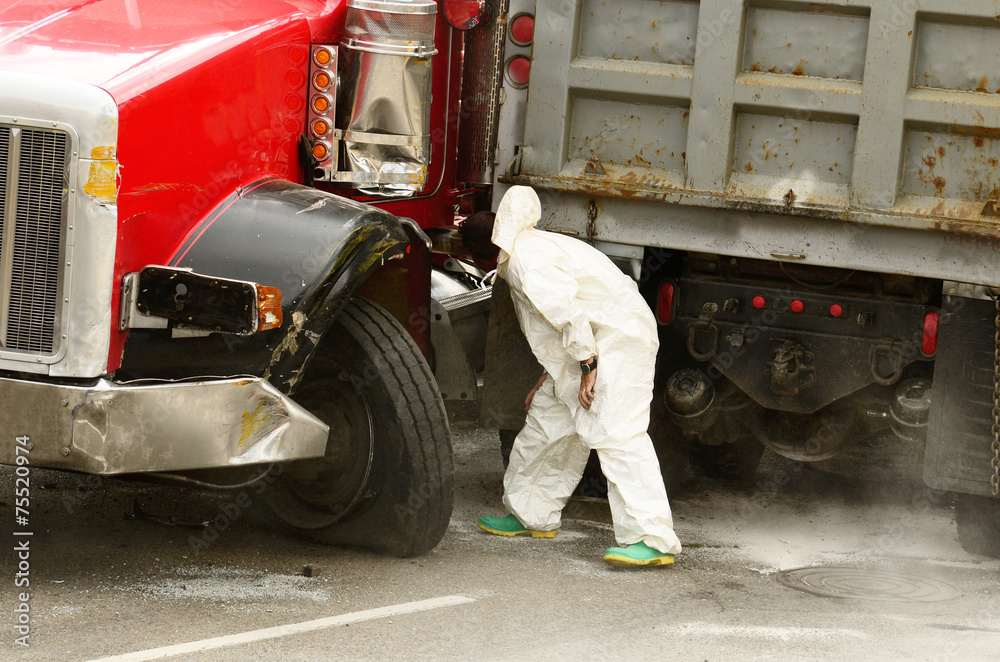 Fototapeta premium Truck Wreck