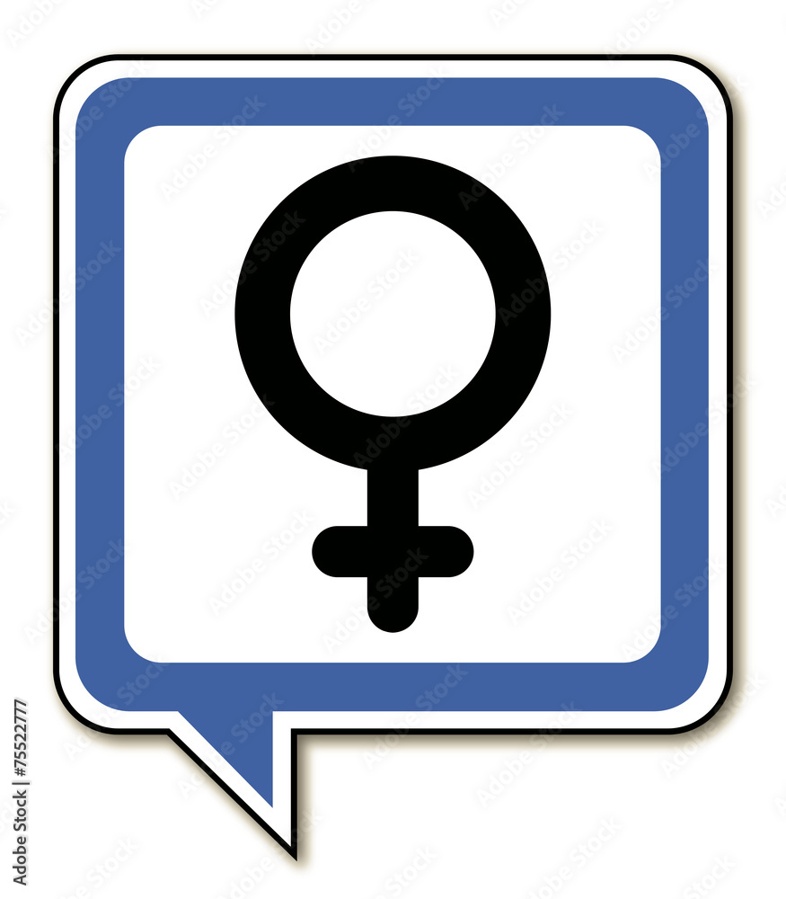 Logo féminin. Logo féminin.