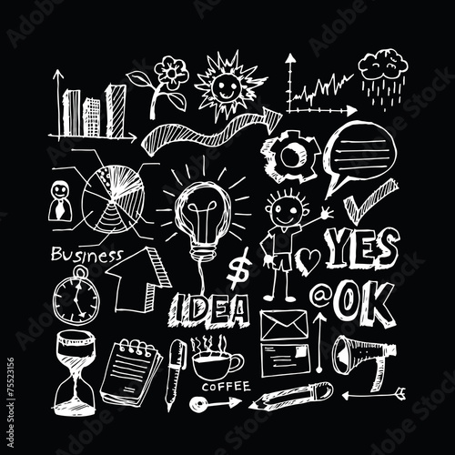 Hand doodle Business doodles