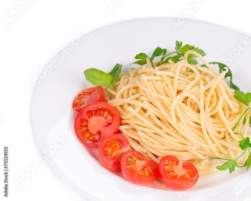 Tasty italian pasta.