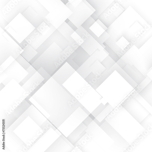 Vector Abstract geometric shape from gray cubes. © iKatod